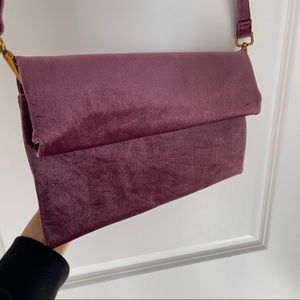 Maive Velvet Anthropologie Clutch